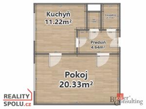 Prodej bytu 1+1, Holýšov, Pod Makovým vrchem, 38 m2