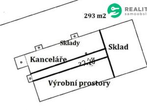 Pronájem skladu, Nová Bystřice, Hradecká, 293 m2