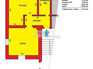 Prodej bytu 1+1, Děčín, Novoměstská, 41 m2