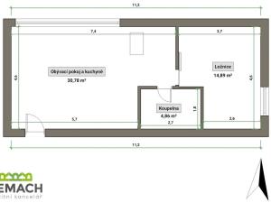 Pronájem bytu 2+kk, Staré Město, Hradišťská, 51 m2