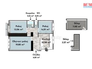 Prodej bytu 3+1, Olomouc - Droždín, U cihelny, 76 m2