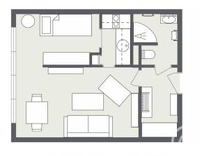 Pronájem bytu 1+kk, Ostrava - Muglinov, Křížkovského, 32 m2