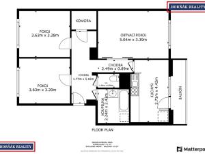 Prodej bytu 3+1, Rousínov, V Sídlišti, 77 m2