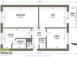 Prodej bytu 3+1, Uherské Hradiště - Jarošov, Markov, 75 m2