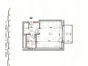 Pronájem bytu 1+kk, Jihlava, Vrchlického, 35 m2