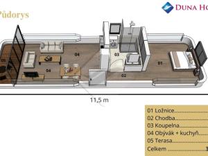 Prodej domu na klíč, Praha - Michle, Michelská, 38 m2