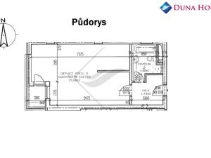 Pronájem bytu 1+kk, Praha - Střížkov, 43 m2