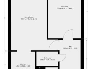 Pronájem bytu 2+kk, Praha - Hlubočepy, Voskovcova, 45 m2