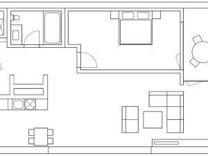 Pronájem bytu 2+kk, Praha - Modřany, Na Komořsku, 64 m2