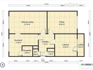 Prodej bytu 3+1, Šumperk, Fibichova, 72 m2