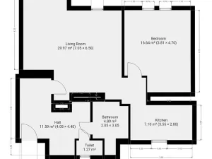 Pronájem bytu 2+kk, Praha - Vinohrady, Na Folimance, 77 m2