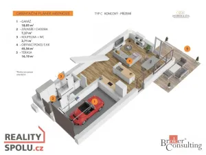 Prodej rodinného domu, Ořech, Východní, 147 m2