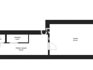 Pronájem bytu 1+1, Nové Hrady - Veveří, 36 m2