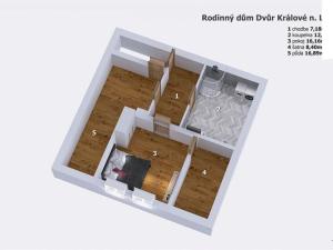 Prodej rodinného domu, Dvůr Králové nad Labem, Vorlešská, 90 m2