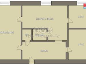 Prodej bytu 3+1, Zhořec, 60 m2