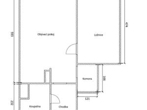 Pronájem bytu 2+kk, Praha - Hloubětín, Kardašovská, 47 m2