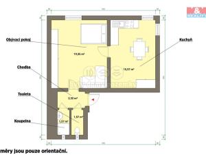 Pronájem bytu 2+kk, Planá, Revoluční, 50 m2