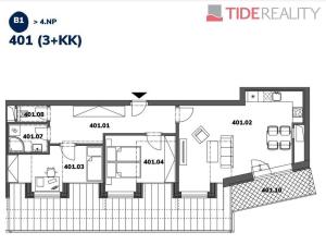 Prodej bytu 3+kk, Vrchlabí, Labská, 79 m2