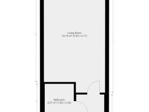 Pronájem bytu 1+kk, Praha - Žižkov, Šrámkové, 36 m2