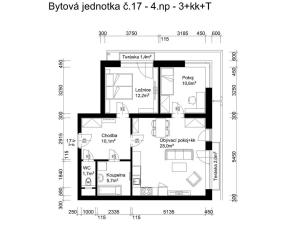 Prodej bytu 3+kk, Lanškroun, 75 m2