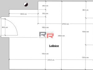 Pronájem bytu 2+1, Uničov, Nerudova, 62 m2