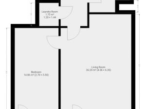 Pronájem bytu 2+kk, Praha - Žižkov, Kališnická, 47 m2