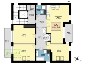 Prodej bytu 6+kk a větší, Praha - Stodůlky, Plzeňská, 159 m2