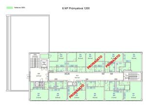 Pronájem bytu 1+kk, Hradec Králové, Průmyslová, 26 m2