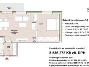 Prodej bytu 2+kk, Liberec, Vojanova, 49 m2