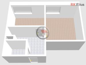 Pronájem bytu 2+kk, Třebíč - Borovina, Řípovská, 30 m2