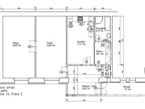 Pronájem bytu 3+kk, Praha - Nové Město, Ječná, 86 m2