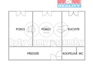 Prodej bytu 2+1, Havířov - Šumbark, Nákupní, 43 m2