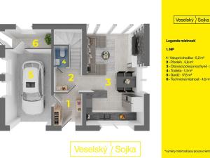 Prodej rodinného domu, Králův Dvůr - Křižatky, 130 m2