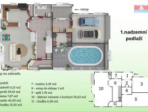 Prodej rodinného domu, Chýně, Dlouhá, 439 m2