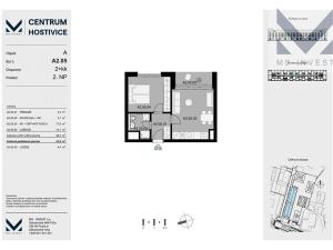 Prodej bytu 2+kk, Hostivice, Čsl. armády, 42 m2