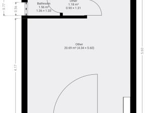 Pronájem obchodního prostoru, České Budějovice - České Budějovice 6, Jeronýmova, 24 m2