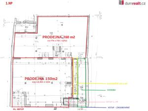 Pronájem obchodního prostoru, Hodonín, Dolní Valy, 600 m2