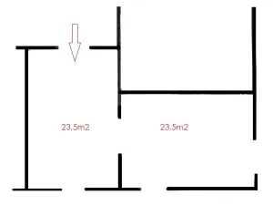 Pronájem kanceláře, Praha - Dejvice, Velflíkova, 47 m2