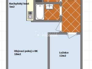 Prodej bytu 2+kk, Praha - Stodůlky, Volutová, 45 m2