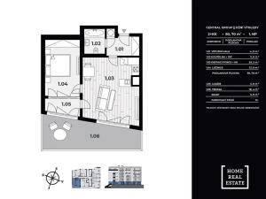 Prodej bytu 2+kk, Praha - Stodůlky, Toufarova, 51 m2