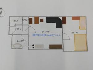 Pronájem bytu 1+1, Jaroměř, Slovenského nár. povstání, 44 m2