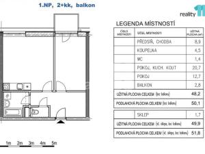 Pronájem bytu 2+kk, Kladno - Kročehlavy, Jaroslava Holečka, 53 m2