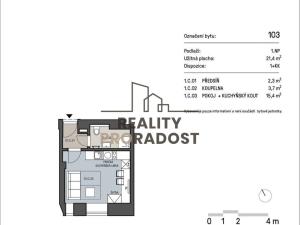 Pronájem bytu 1+kk, Brno, Mathonova, 19 m2