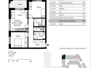 Prodej bytu 3+kk, Brno, třída Generála Píky, 71 m2