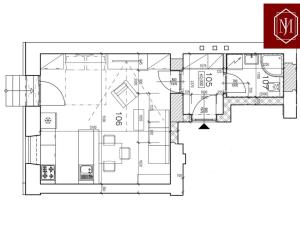 Pronájem bytu 1+kk, Třebíč - Horka-Domky, Bráfova tř., 34 m2