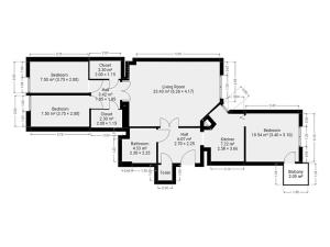 Pronájem bytu 4+1, Praha - Nové Město, Dittrichova, 76 m2