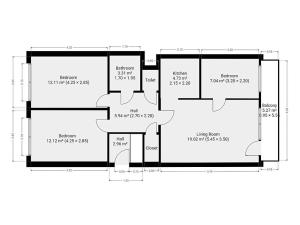 Pronájem bytu 4+kk, Praha - Modřany, Mádrova, 72 m2