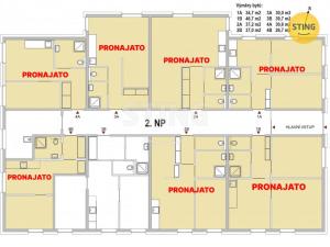 Pronájem bytu 2+1, Ostrava, Starobělská, 40 m2