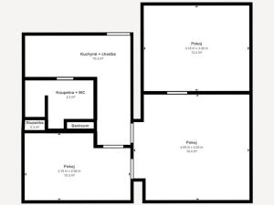 Prodej bytu 3+1, Meziboří, Hornická, 59 m2