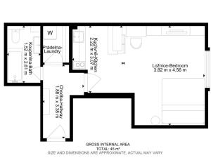 Prodej bytu 1+kk, Brno - Židenice, Gajdošova, 34 m2